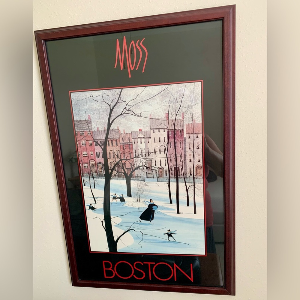‘Boston’ print by P Buckley Moss.
